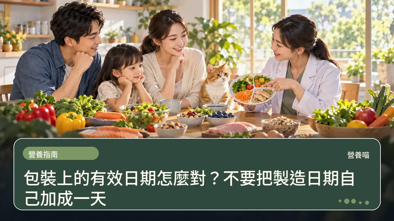 包裝上的有效日期怎麼對?不要把製造日期自己加成一天主題插畫
