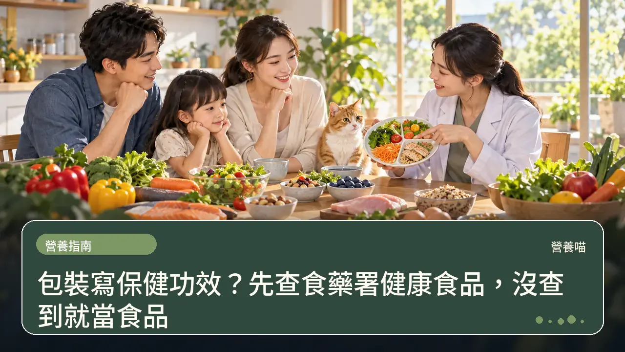fda health food lookup 營養主題插畫